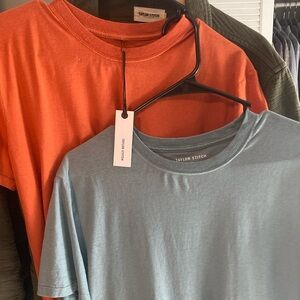 Lot of 2 Taylor stitch cotton hemp t shirts